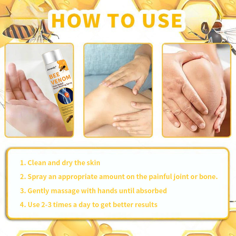 Jorondy® Bee Venom Pain-Relief Bone Healing Spray🐝🐝(Specially for older adults & AAOS recommends)