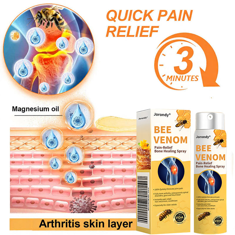 Jorondy® Bee Venom Pain-Relief Bone Healing Spray🐝🐝(Specially for older adults & AAOS recommends)
