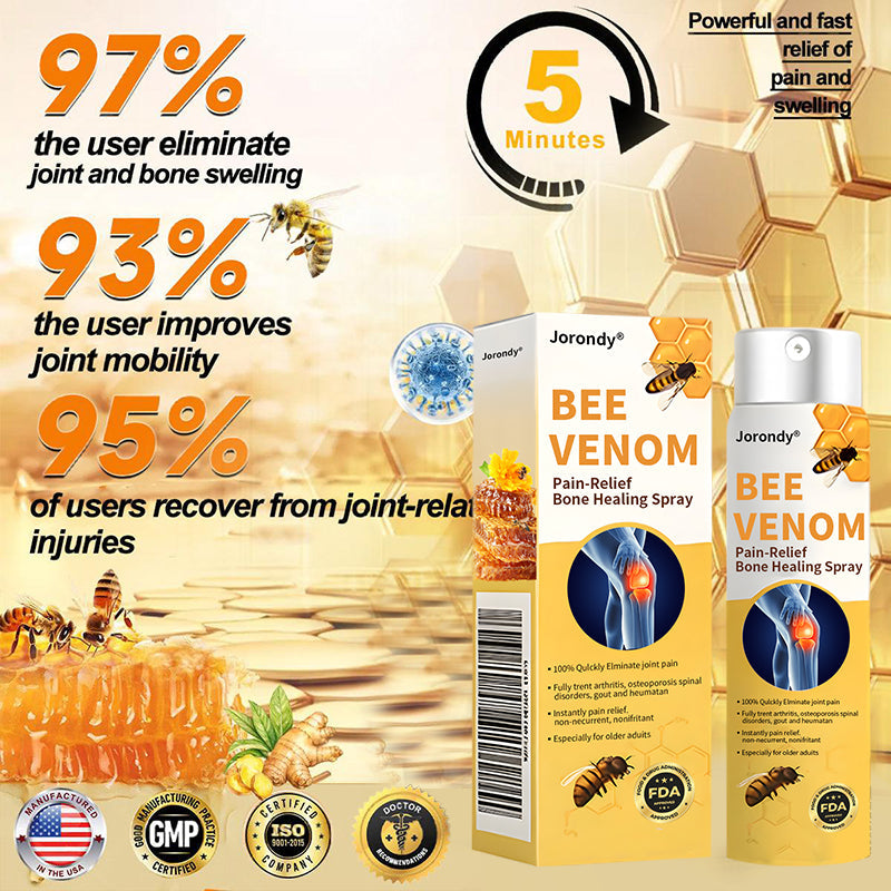 Jorondy® Bee Venom Pain-Relief Bone Healing Spray🐝🐝(Specially for older adults & AAOS recommends)