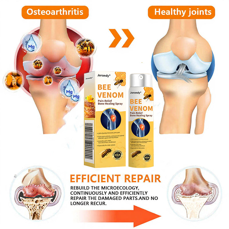 Jorondy® Bee Venom Pain-Relief Bone Healing Spray🐝🐝(Specially for older adults & AAOS recommends)